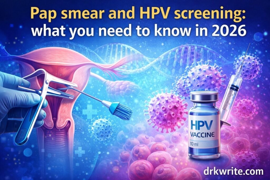 Pap smear and HPV screening: what you need to know in 2026